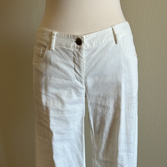 Theory, Vintage stretch linen wide leg pants. - Picture 5 of 9
